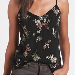 NWOT | Banana Republic Floral Sequin Camisole | Small